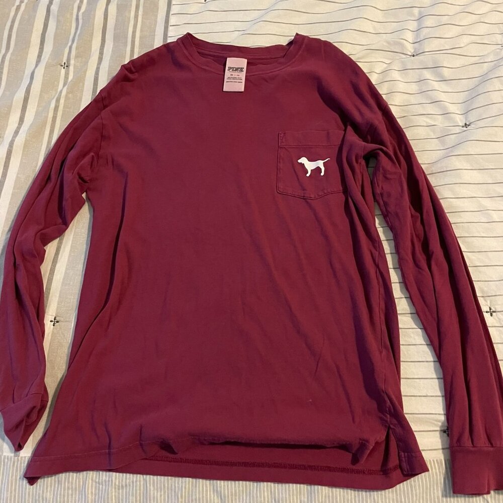 PINK Long Sleeve Tee XS